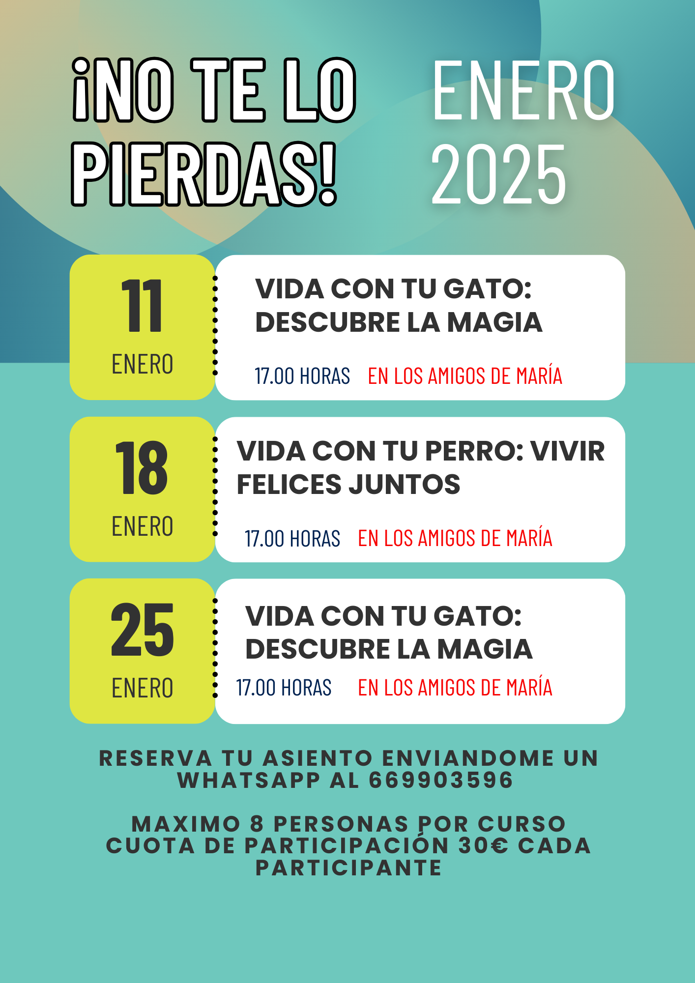 fechas enero